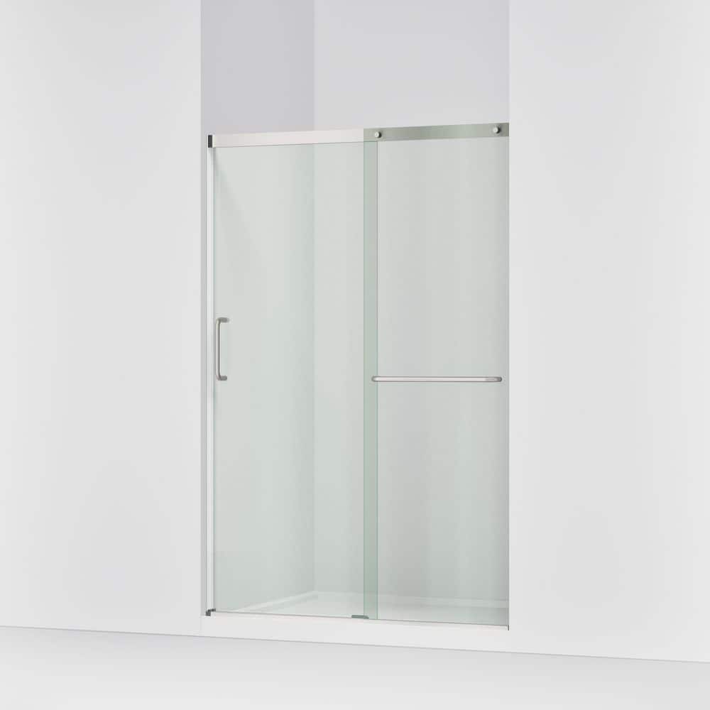 KOHLER Elate 50-54 in. W x 71 in. H Sliding Frameless Shower Door