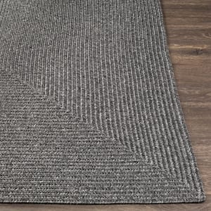 Tamar Charcoal Doormat 3 ft. x 5 ft. Indoor/Outdoor Area Rug
