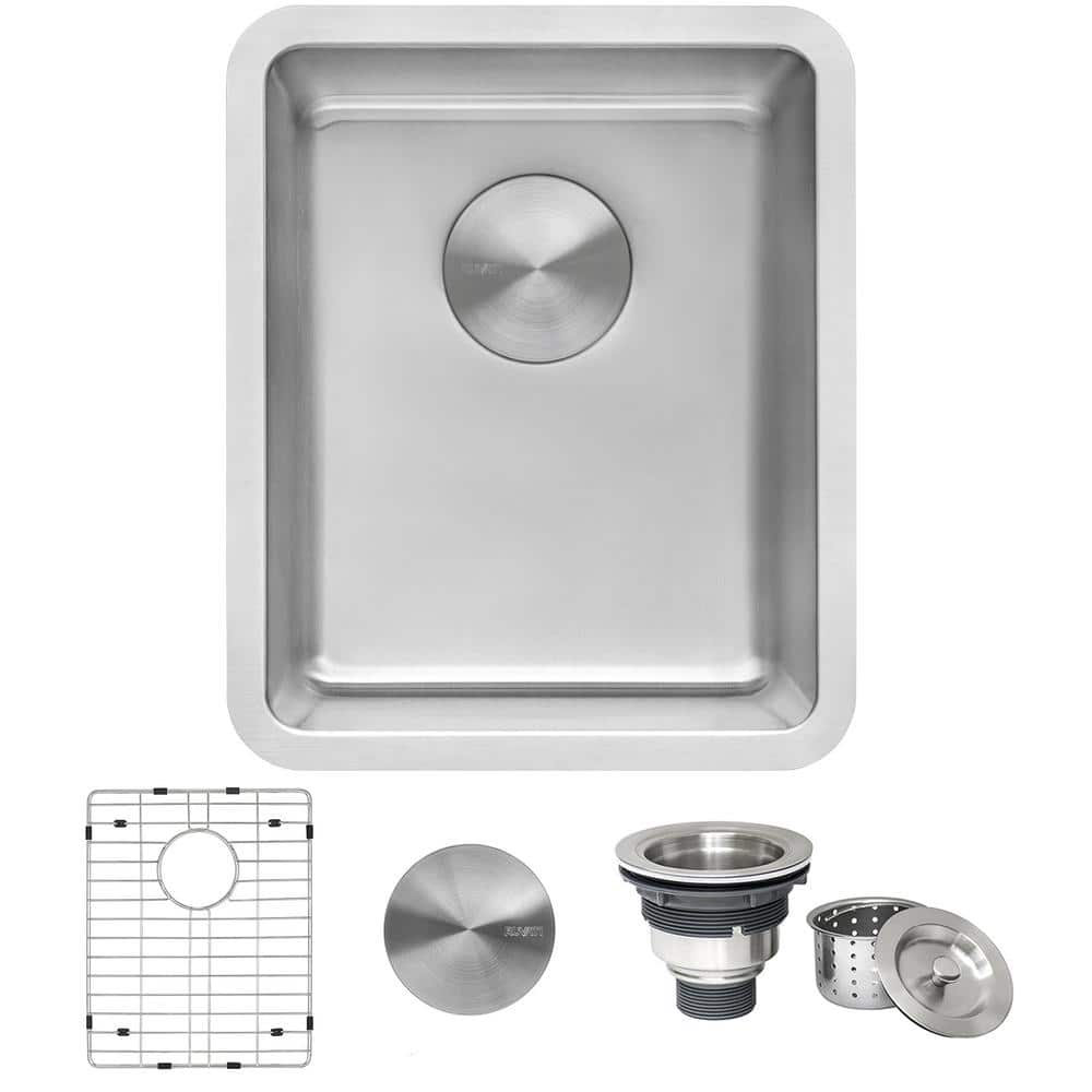 Ruvati 15-inch Stainless Steel Undermount Bar Prep Sink