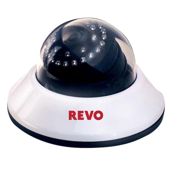 Revo Quick Connect 600 TVL Indoor Dome Surveillance Camera