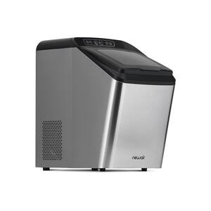 30 lb. Portable Countertop Nugget Ice Maker in Stainless Steal
