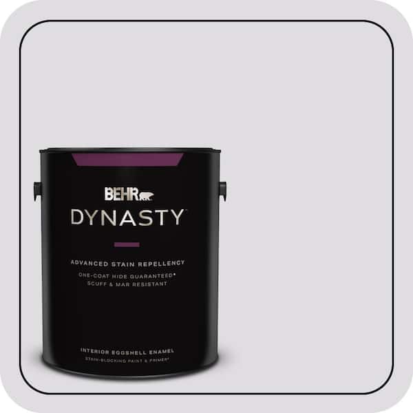 BEHR DYNASTY 1 gal. #N100-1 Enigma Eggshell Enamel Interior Stain-Blocking Paint & Primer