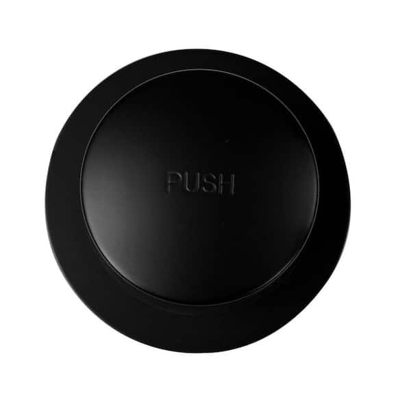 Westbrass Bath Waste & Overflow Assembly — 1-1/2" PVC With Pull Drain Stopper, Matte Black - View #6