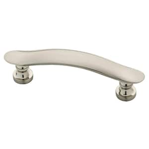 Elegant Luxe 3 in. (76 mm) Classic Satin Nickel Cabinet Drawer Pull