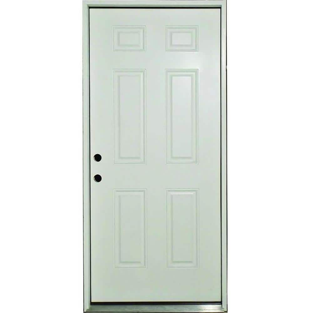 Steves & Sons 36 in. x 80 in. Reliant Series 6Panel RightHand Inswing