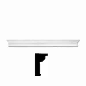 2-7/8 in x 6 in. x 60 in. Primed Polyurethane Tuscan Crosshead Moulding