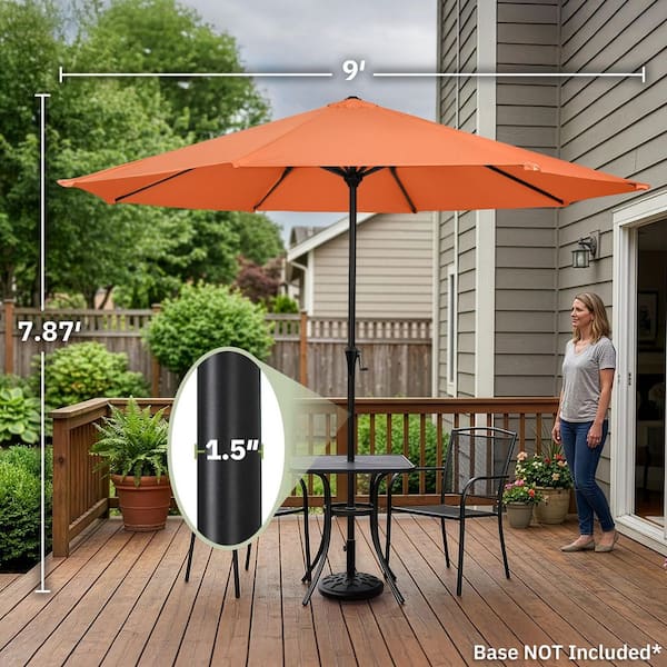 9.8' eastlake tilt offset patio umbrella 9FT Patio Umbrella with Auto Tilt