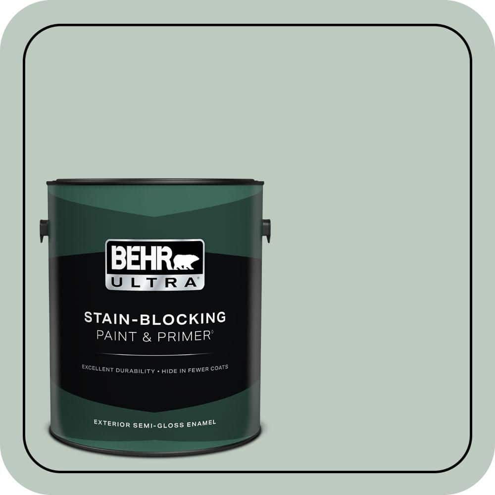 1 gal. #N420-2 Mountain Falls Semi-Gloss Enamel Exterior Paint & Primer price history on PriceWatchPro