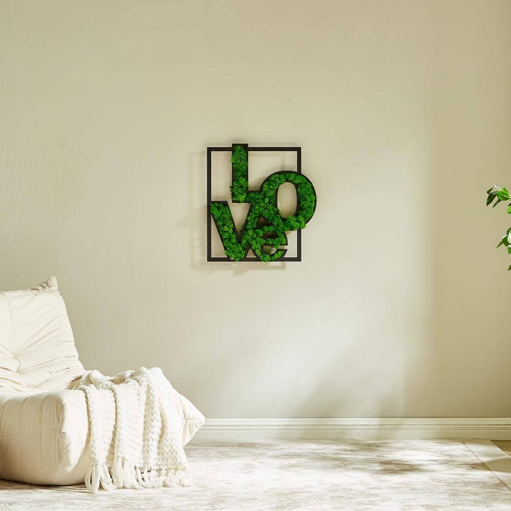 Original on sale Mixed Media Artwork, Statement, Green Metallic Wall Art, Wall Decor, Gift of Love