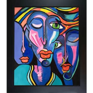 "Picasso by Nora II Reproduction with New Age Black Frame" by Nora Shepley Canvas Print