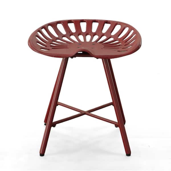 Carolina Chair and Table 17.5 in. H x 18 in. W x 14.5 in. D Jace Red Fireside Accent Bench