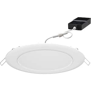 Contractor Select 6 in. Tunable CCT New Construction Canless Smart Integrated LED Recessed Light Kit w/ Matte White Trim