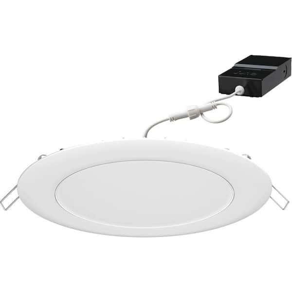Juno Contractor Select 6 in. Tunable CCT New Construction Canless Smart Integrated LED Recessed Light Kit w/ Matte White Trim