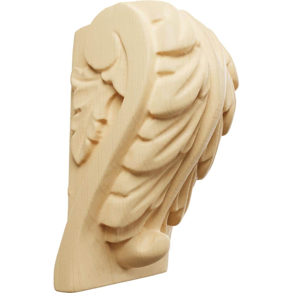 1-1/2 in. x 1-3/4 in. x 3 in. Unfinished Wood Maple Mini Acanthus Leaf Block Corbel price history on PriceWatchPro