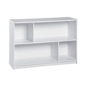 KidSpace 40 in. W x 29 in. H White 2-Cube 2-Shelf Storage Organizer