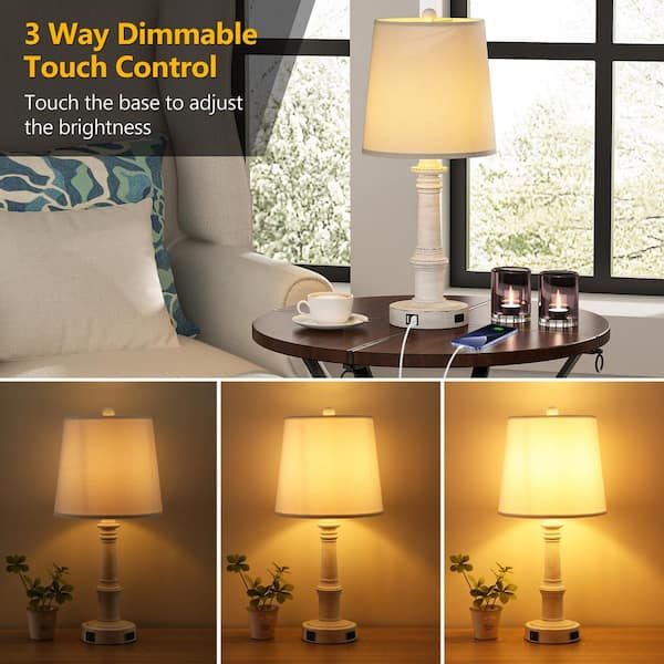 Byblight Ene 22 In Table Lamp Set, Best 3 Way Table Lamps