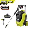 RYOBI 2100 PSI 1.2 GPM Cold Water Electric Pressure Washer with Surface Cleaner RY142012-RY31012
