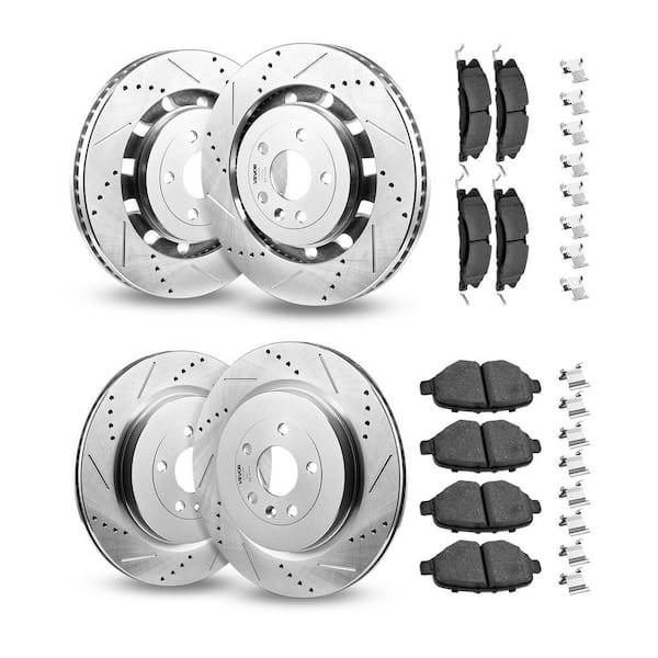 Front and Rear Brake Kit Fits for 2013-2015 Ford Explorer (Limited, Sport, XLT; Heavy Duty Brakes), 2018 Ford Explorer