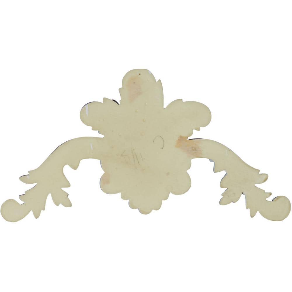 8 1/4" White Polyurethane Shell Center Onlay