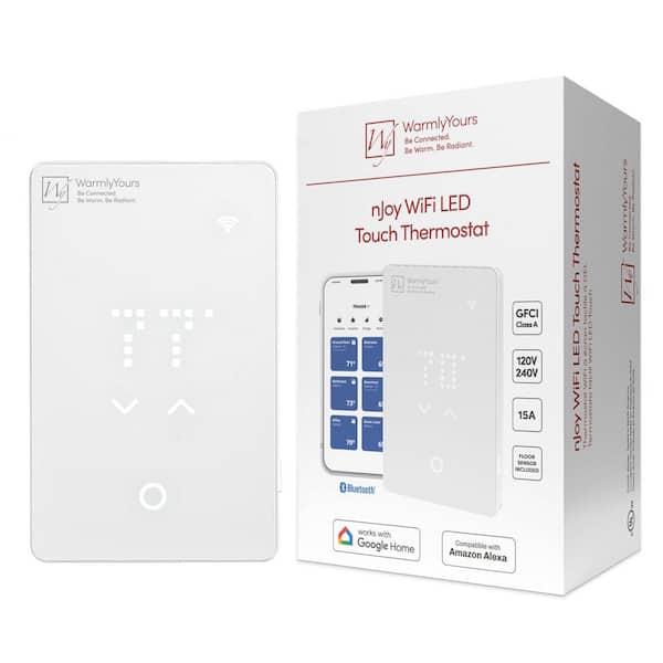nJoy LED WiFi and Programmable Thermostat with Floor Sensor