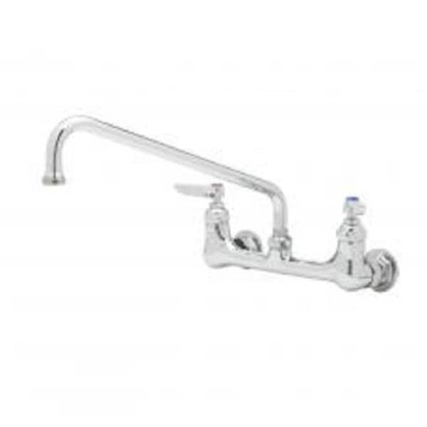 T&S 2-Handle Standard Kitchen Faucet in Polished Chrome