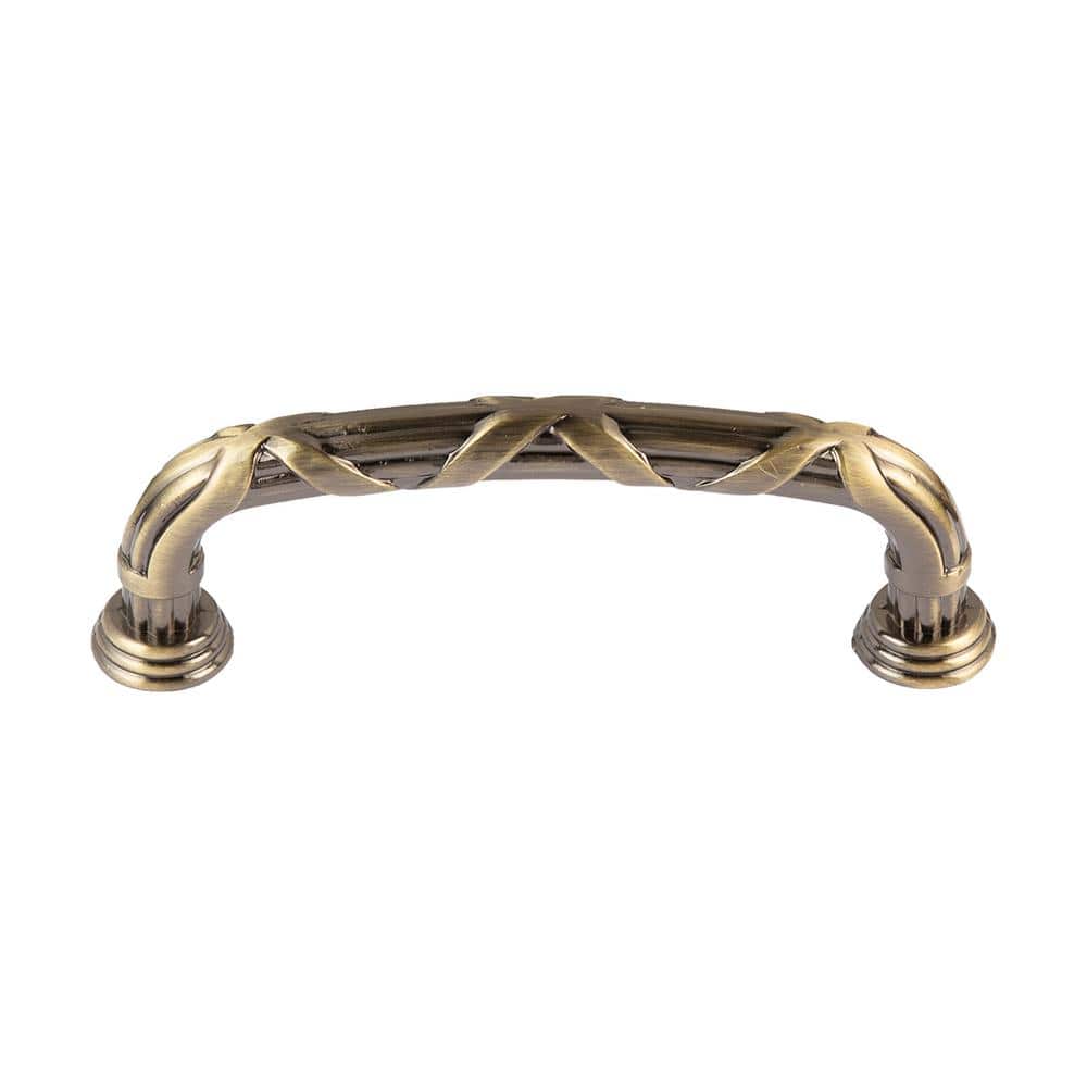 Utopia Alley 3.75 in. (96 mm) Center , Antique Brass Zinc Material Cabinet  Pull HW443AB - The Home Depot