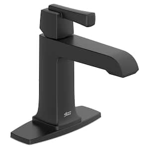 Townsend Single-Handle Single Hole Bathroom Faucet with Speed Connect Drain in Matte Black