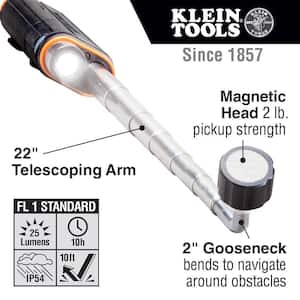 Telescoping Magnetic 25 Lumen LED Light and Pickup Tool