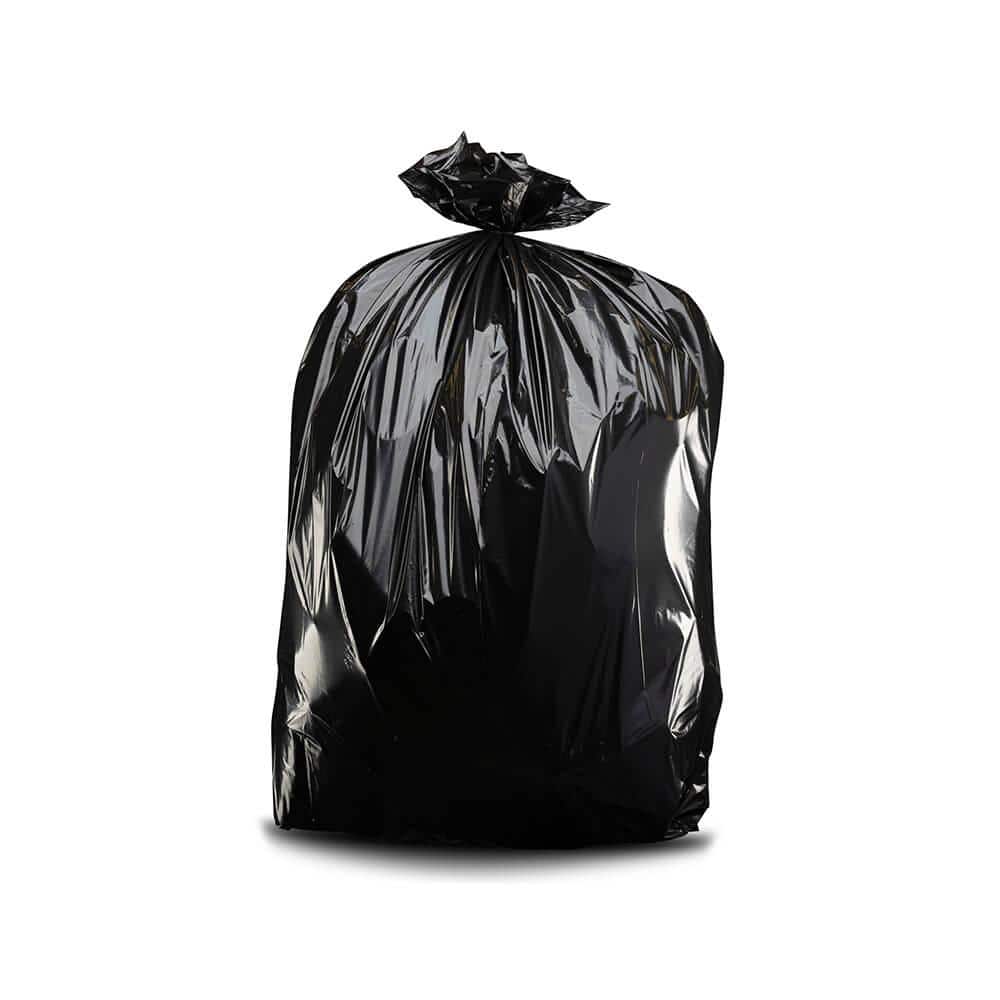 Plasticplace 50 in. W x 60 in. H 64 Gal. 3.0 mil Black Toter Compatible Trash  Bags (25-Case) W65LDBTL3 - The Home Depot