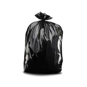 50 in. W x 60 in. H 64 Gal. 1.5 mil Black Gusset Seal Toter Compatible Trash Bags (50-Case)