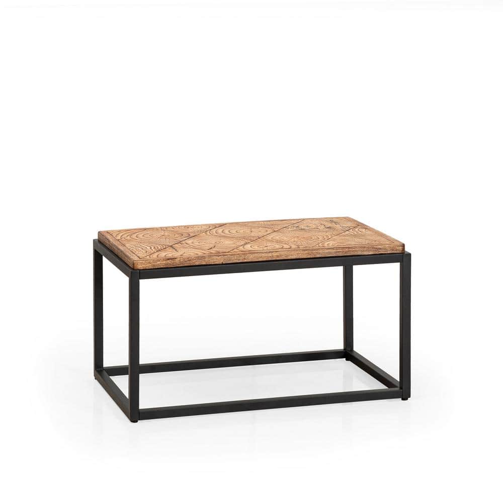 32 in. Width Square MDF Wood Outdoor Coffee Table