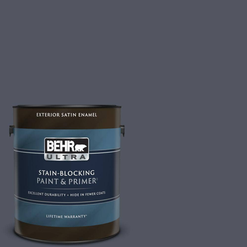 BEHR ULTRA 1 gal. #MQ5-6 Ball Gown Satin Enamel Exterior Paint & Primer  985301 - The Home Depot