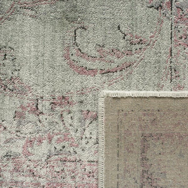 Vintage Spruce/Ivory 2 ft. x 12 ft. Distressed Border Runner Rug