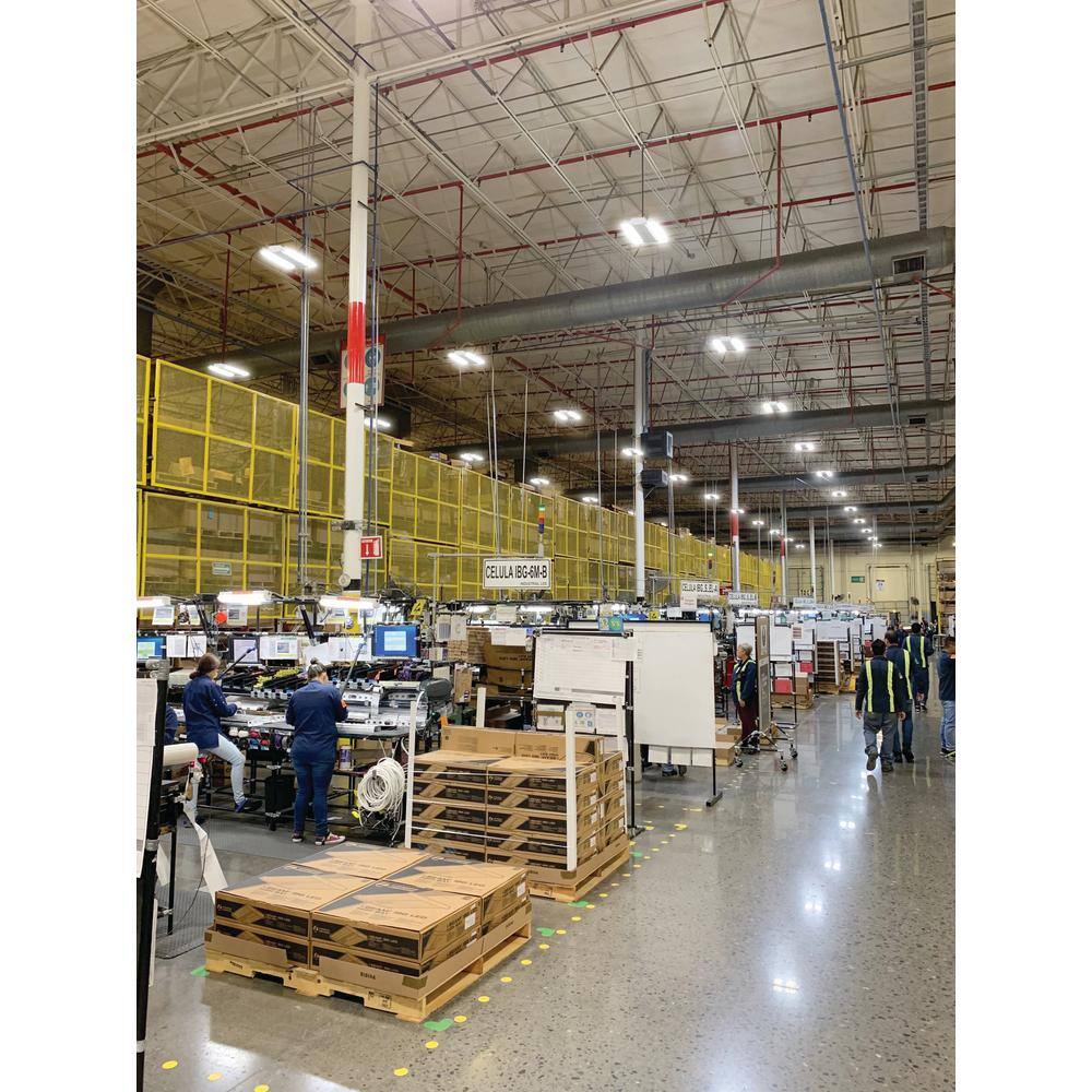 Compact White Aluminum LED High Bay Light Fixture