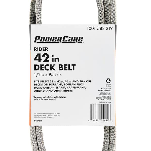 Powercare Deck Belt for 42 in. cut Craftsman, Husqvarna, Poulan