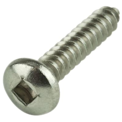 #8 x 1/2 in. Square Pan Head Zinc Plated Sheet Metal Screw (10-Pack)