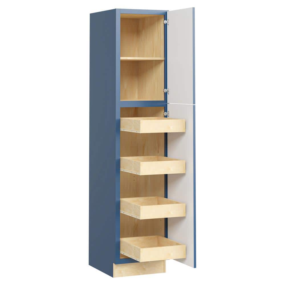 Hargrove 18 in. W x 24 in. D x 84 in. H Assembled Plywood Pantry Kitchen Ca