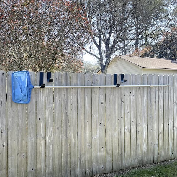 Ironcraft Accessory 3-in Black Powder Coated Metal Fence Mounting Bracket For Metal Fence