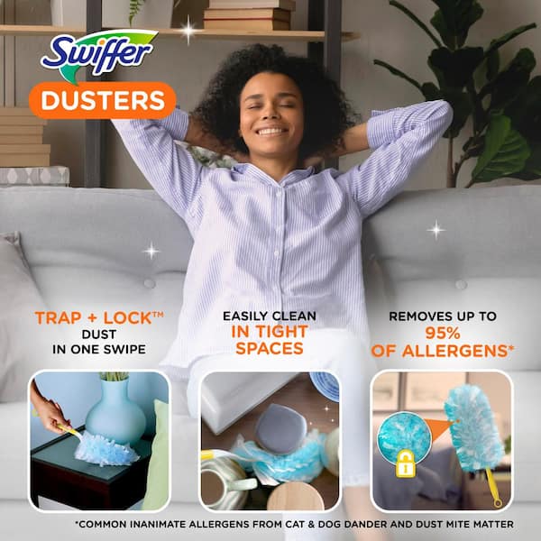 Swiffer 180 Series Unscented Dusting Refills, Multi-Surface and