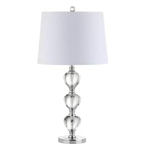 Cole 27 in. H Clear/Chrome Crystal Table Lamp