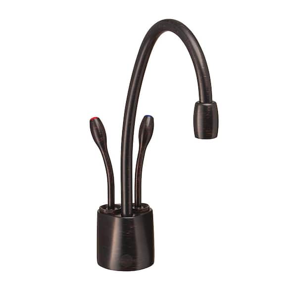 InSinkErator Indulge Contemporary Series 2-Handle 8.4 in. Faucet for Instant Hot & Cold Water Dispenser in Classic Oil Rubbed Bronze