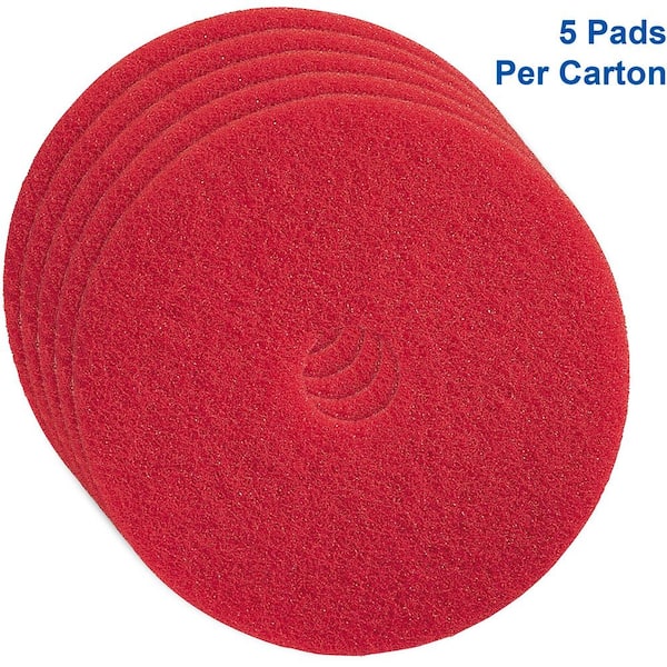 Genuine Joe Buffing Floor Pad - 5/Carton - 14 Genuine Joe Buffing Floor Pad - 5/Carton - 14
