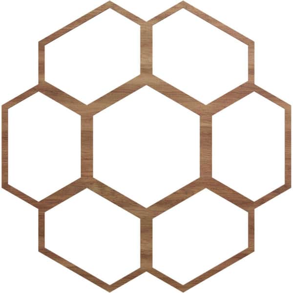 Ekena Millwork 0.25 in. x 38 in. x 38 in. Wood Medallion Moulding