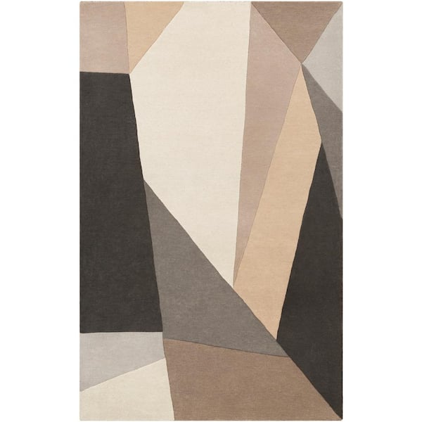 Livabliss Skadi Camel 8 ft. x 11 ft. Abstract Area Rug