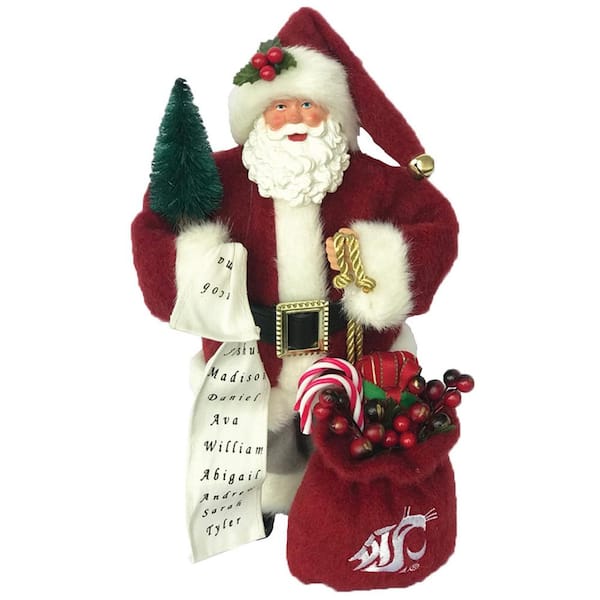 Santa's Workshop 12 in. WSU Santa