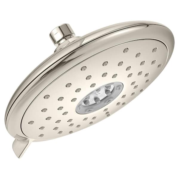 American Standard Spectra+ 4-Spray 7 in. Single Wall Mount Fixed Rain Shower Head in Polished Nickel