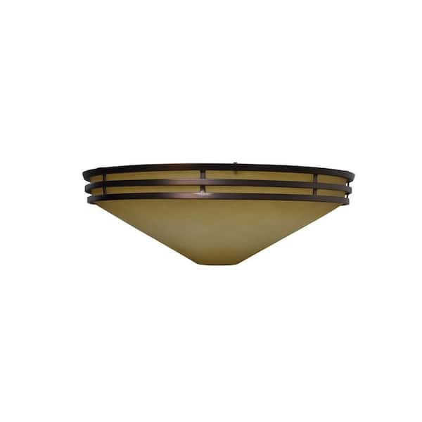 Air Cool Miramar II 60 in. Oil Brushed Bronze Ceiling Fan Replacement Glass