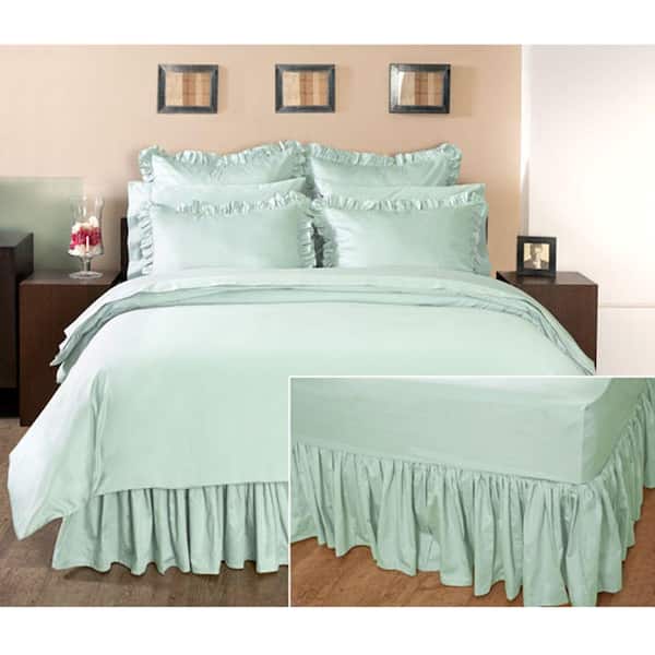 Home Decorators Collection Ruffled Watery Full Bedskirt