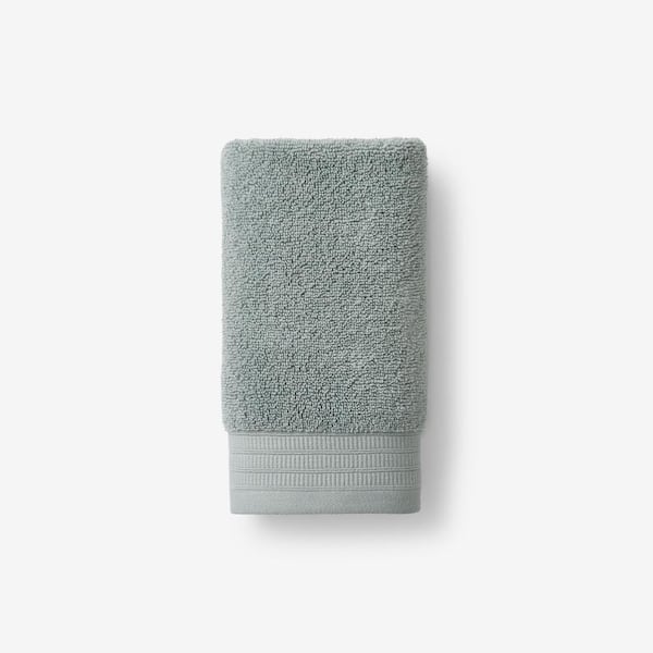 The Company Store Company Cotton Plush Spa Solid Seaspray Cotton Single Hand Towel