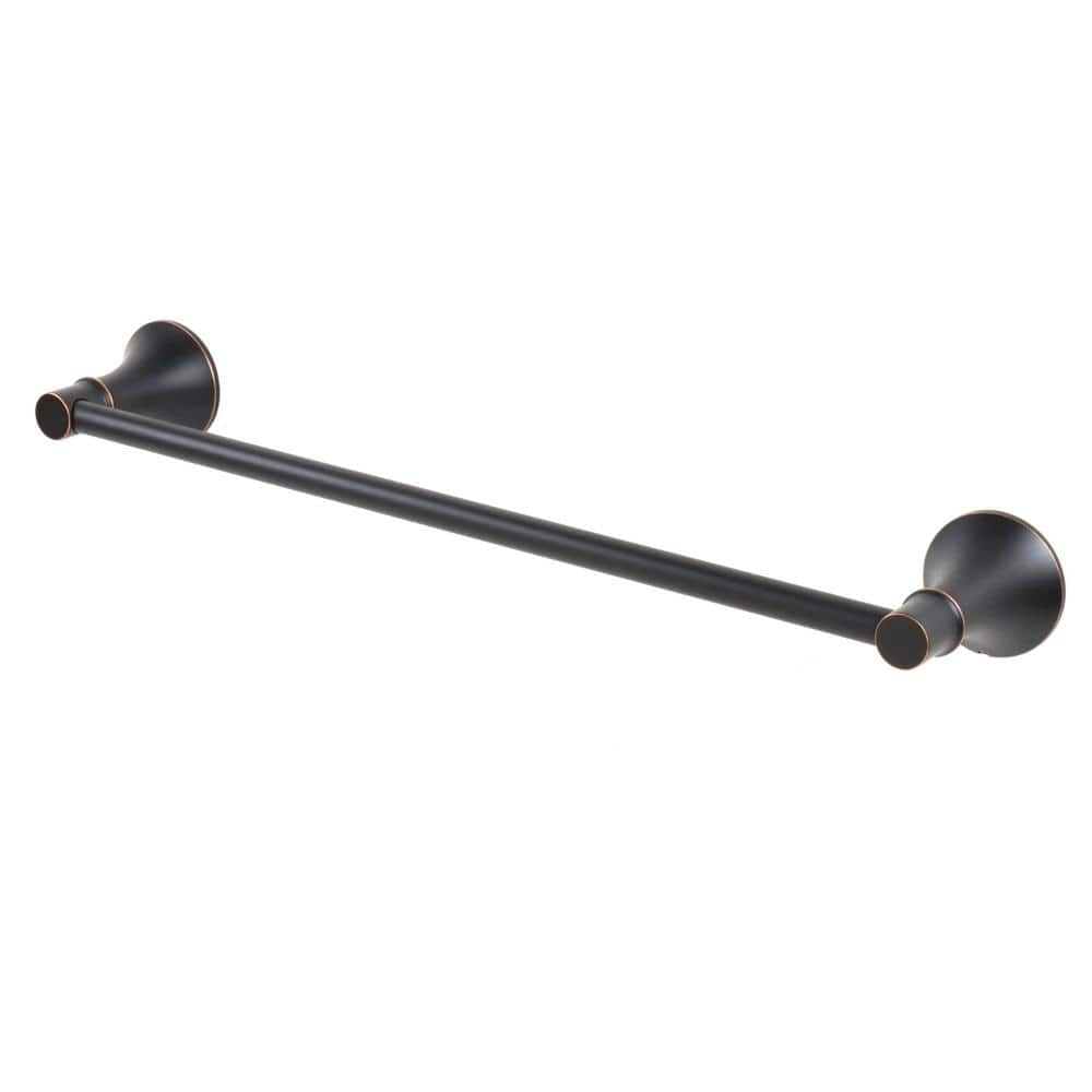 Sadira 18 in. Wall Mounted Towel Bar in Bronze